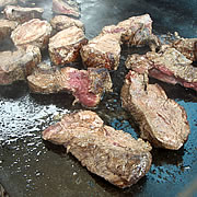 牛ヒレ肉の鉄板焼き